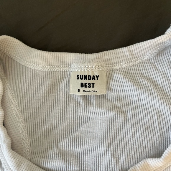 White Racer Tank - Picture 2 of 2